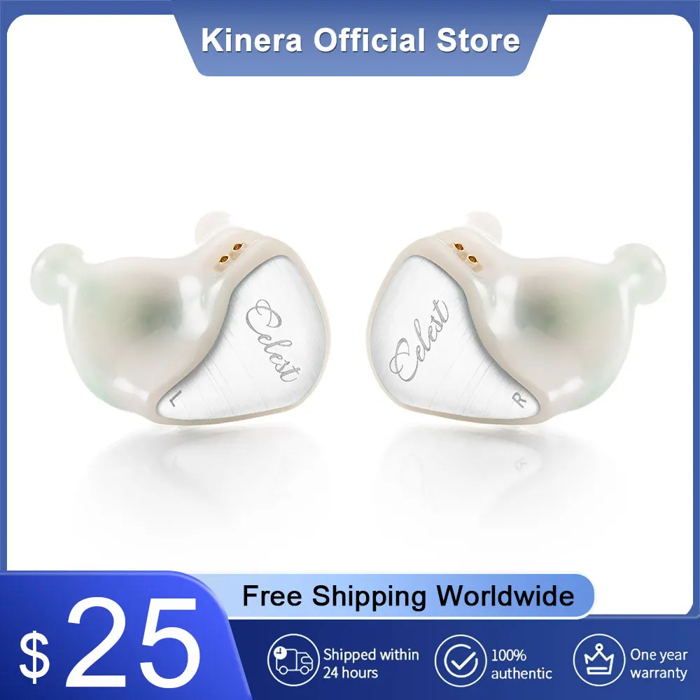 Kinera Celest Wyvern Pro-auriculares con micrófono intrauditivos desmontable, auriculares con micrófono IEM para grabación de Audio y videojuegos, auriculares con micrófono en vivo