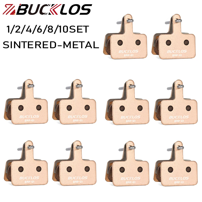 BUCKLOS Sintered Metal Bicycle Pad For B01S B03S B05S Hydraulic Disc Brake Pad Road Mountain Bike Pads for MT200 MT400 M485 M525