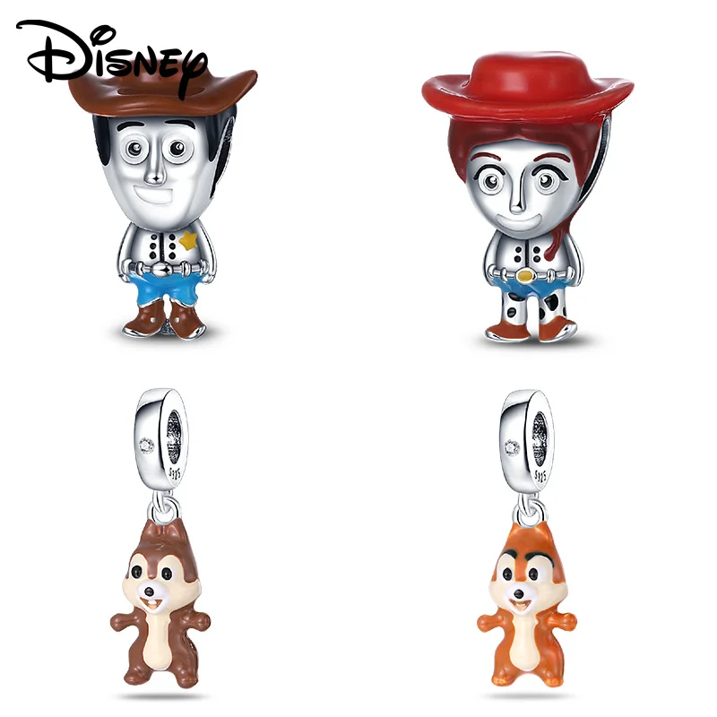 

Подвеска из серебра 925 пробы с бусинами в виде бурундука и дреди, подходит для браслета «сделай сам», ювелирных изделий, подарков для девочек, чтобы подарить друзьям