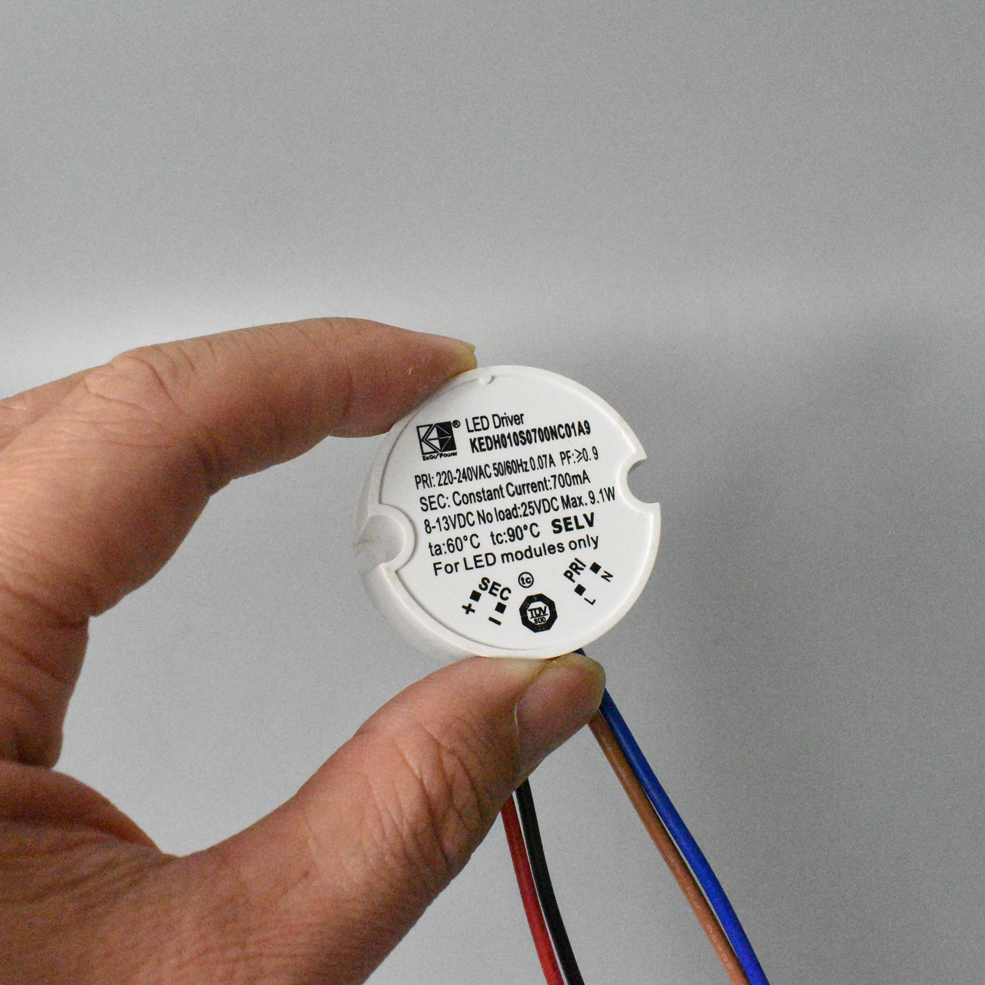 10W Built In Interal Round Led Driver 150mA 200mA 250mA 700mA High PF Dia 42mm Tranformer for Downlight Spotlight Ceiling Light