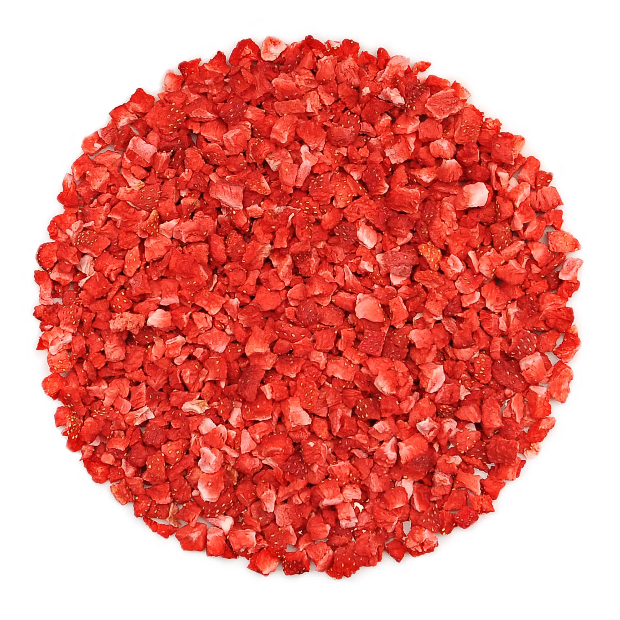 Fotografia 6: Grãos de morango liofilizados, fruta deliciosa 20g