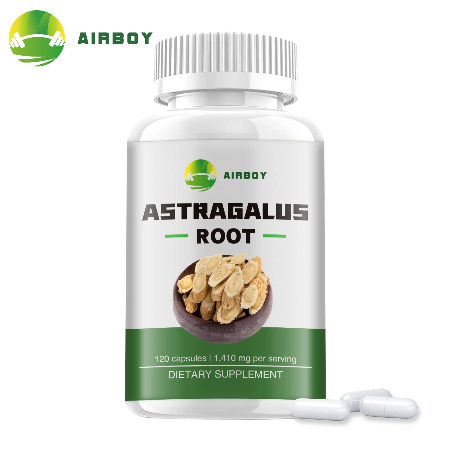 Astragalus Root Capsules - Healthy Aging, Supports Heart and Lung Health, Antioxidant - 120 Capsules