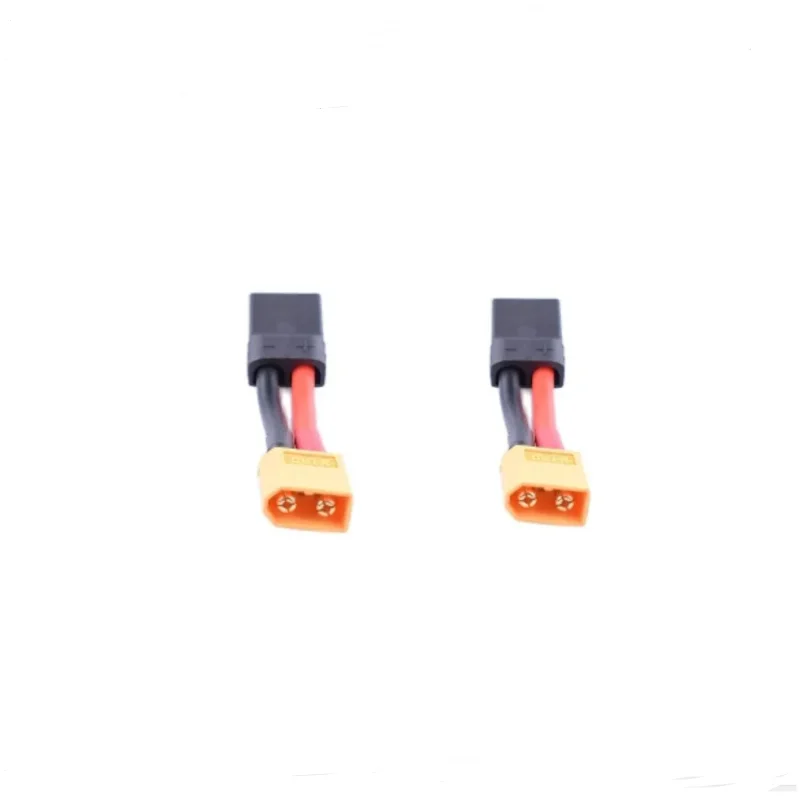 2 Pcs Male XT60 Connector to Female TRX Traxxas Plug Adapter with 12AWG Silicone Cable Wire