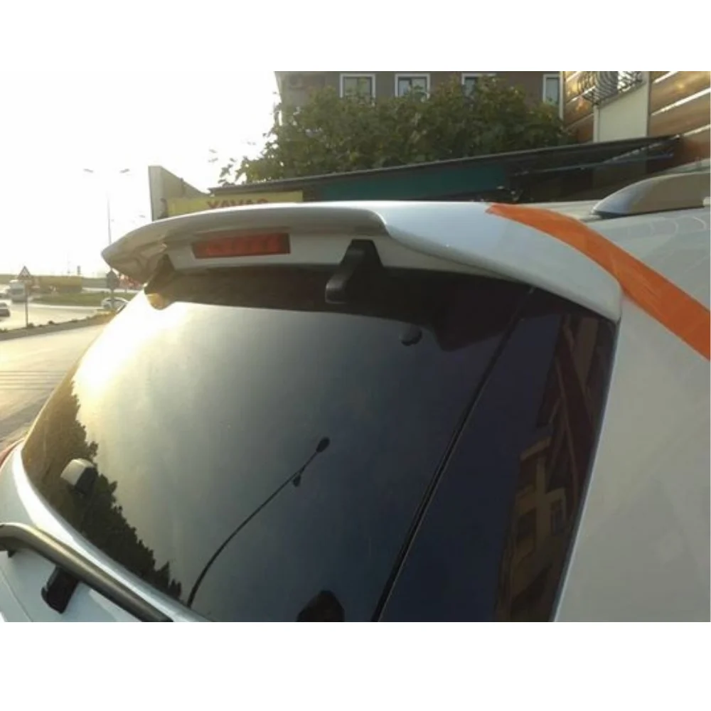 For Chevrolet Captiva Glass top Spoiler Fiber Fiberglass Material Rear Roof Spoiler Wing Trunk Lip Car Styling Fully Compatible