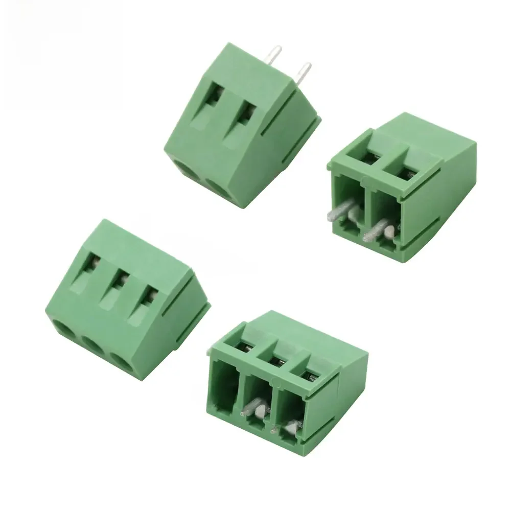 Connecteur de bornier à vis PCB enfichable, KF128-2P 3 P 2.54 3.5 3.81 5.0 7.5mm, pas 2 3 broches, 10 pièces