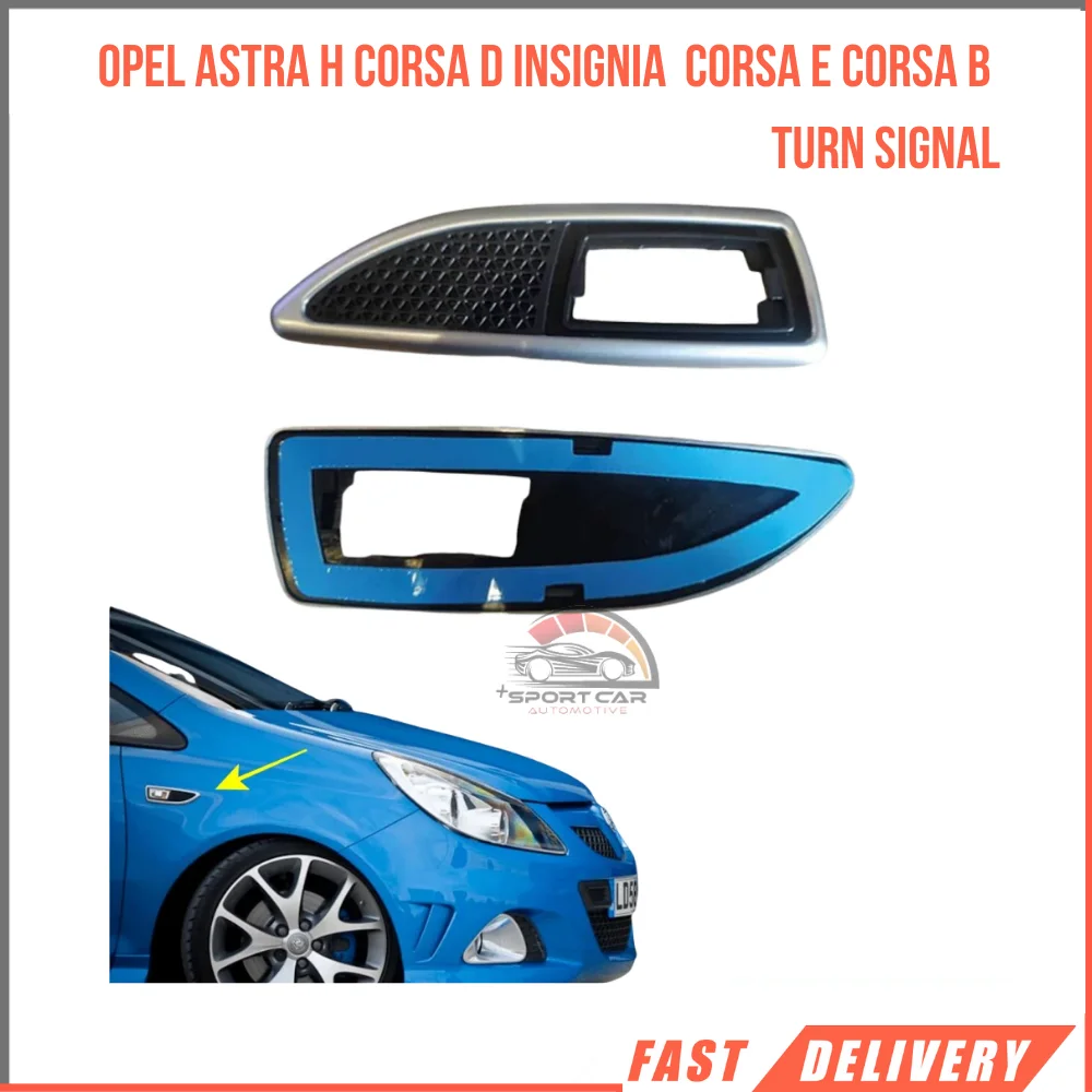 Turn signal frame for Opel Astra H Corsa D Insignia accessory Corsa E Corsa B OPC drum signal frame car accessories