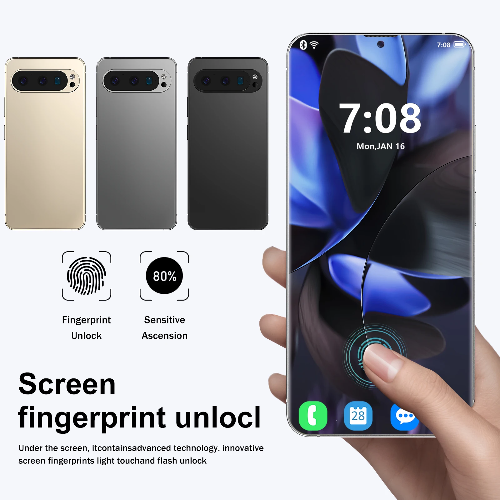 الإصدار العالمي 9 Pro XL هاتف ذكي 7.3 FHD + 108MP 22GB + 2TB Snapdragon 8 Gen4 8800mAh ثنائي الشريحة أندرويد 15 هاتف بكسل قابل للتوسيع #4