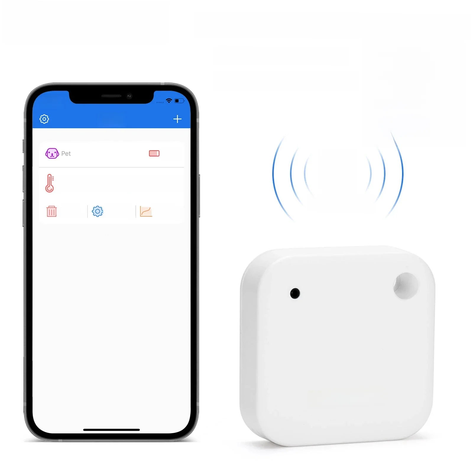 INKBIRD 3 rodzaje inteligentnego termometru i higrometru Bluetooth IBS-TH2 Czujnik temperatury i wilgotności do domowej stacji pogodowej Data Expt — zdjęcie 2