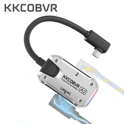 KKCOBVR A2 Compatible With Quest 1\Quest 2 \Quest Pro and Pico 4 VR Connectivity PC Game Data Transfer Adapter