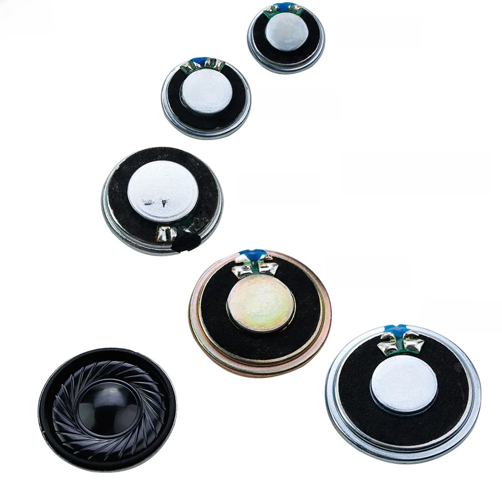 Mini haut-parleur Ultra fin 8 Ohm 2 watts 2W 8R, diamètre 20MM 23MM 28MM 36MM 40MM 2CM 2.3CM 2.8CM 3.6CM épaisseur 5MM 4.5MM