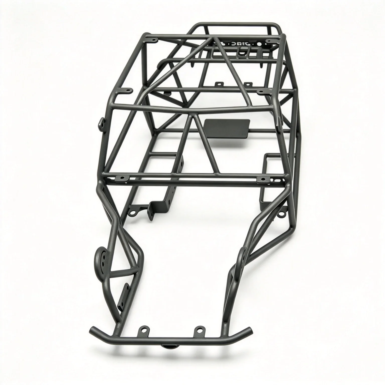 D1RC VP H10 RC Crawler Titanium V2 Tube Chassis, Sand‑Blasted Raw Metal Frame for Remote Control Rock Crawler Car