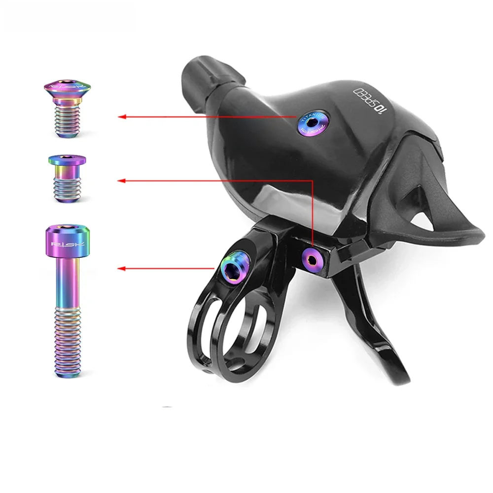 AliExpress RISK RT104 Bike Thumb Shifter Derailleur Lever Fixed Screw Set Unit For GX/Eagle/X9/X01/X01Eagle/XX1 Road Mountain Screws