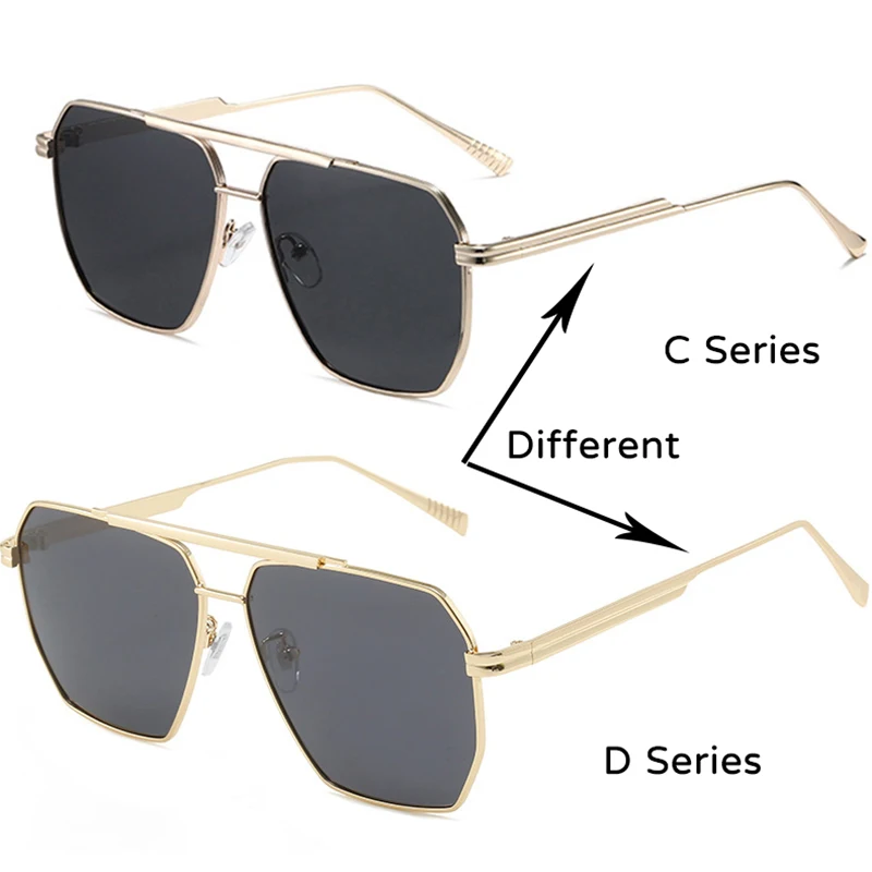 Retro Oversized Square Polarized Sunglasses Women Vintage  display picture 1