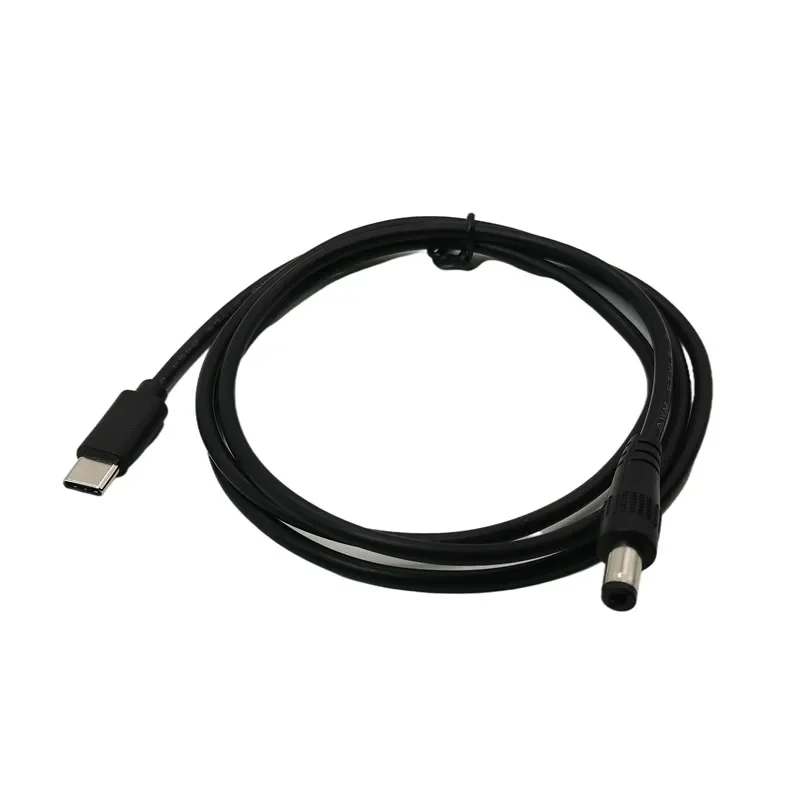 Kabel DC Type-c męski na 5,5*2,1 męski 5521 Gniazdo zasilania DC Złącze zasilania DC Adapter 5,5x2,1 Konwerter USB typu C 3,3FT 1M — zdjęcie 2