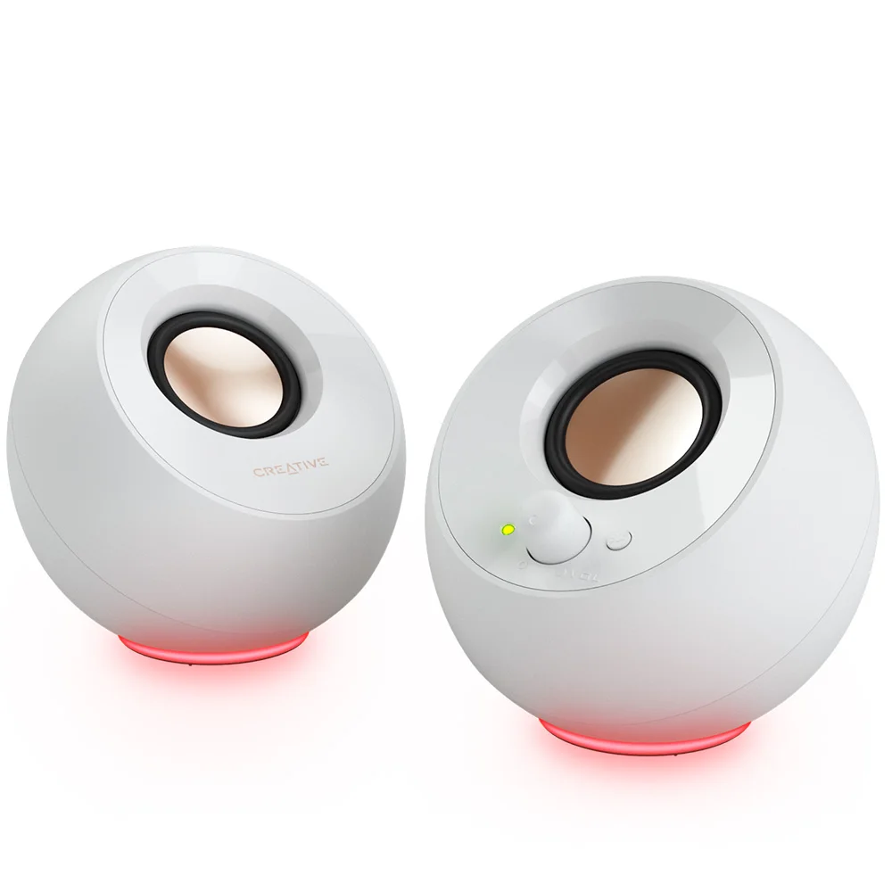 Creative PEBBLE SE RGB (white) speaker {domestic shipment, domestic genuine, warranty 1 year}