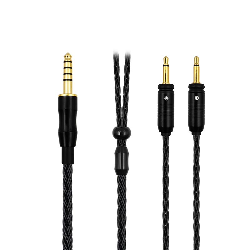 6N 4.4mm/2.5mm/3.5mm balanced Audio Cable For Fiio FT3 FT5 Headphones