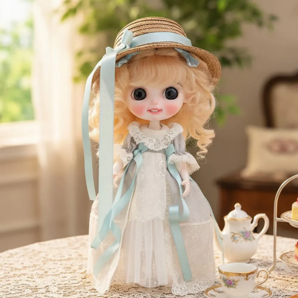 

Cloveray, новая оригинальная 12-дюймовая фарфоровая кукла в стиле ретро, супер милая полностью керамическая кукла, фарфоровая кукла в викторианском стиле, художественный подарок ручной работы