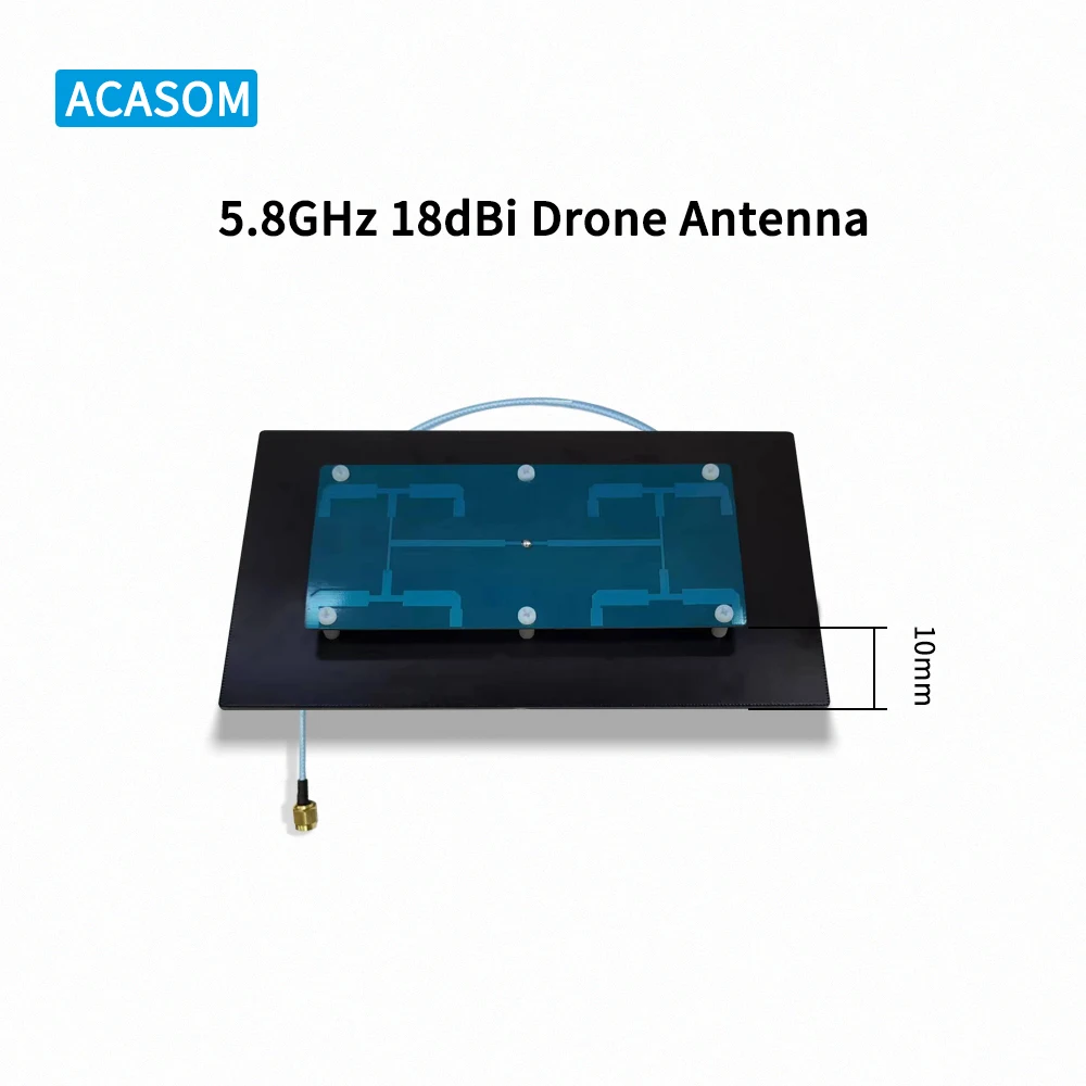 Drone High Gain Drone Signal Amplificador, Antena Booster, Direção Blocker, 5.8GHz, 5.2GHz, 18dB