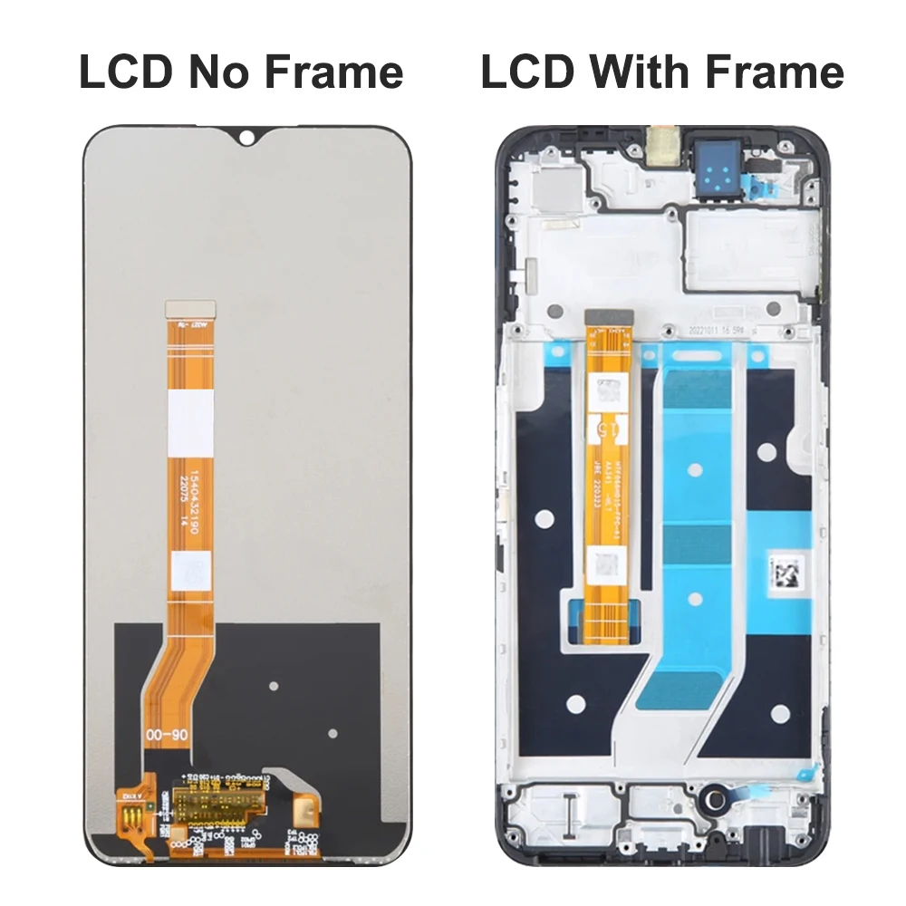 Original For OPPO A78 5G CPH2483 CPH2495 LCD Display Touch Screen Digitizer Assembly With Frame for OPPO A78 4G CPH2565 LCD OLED