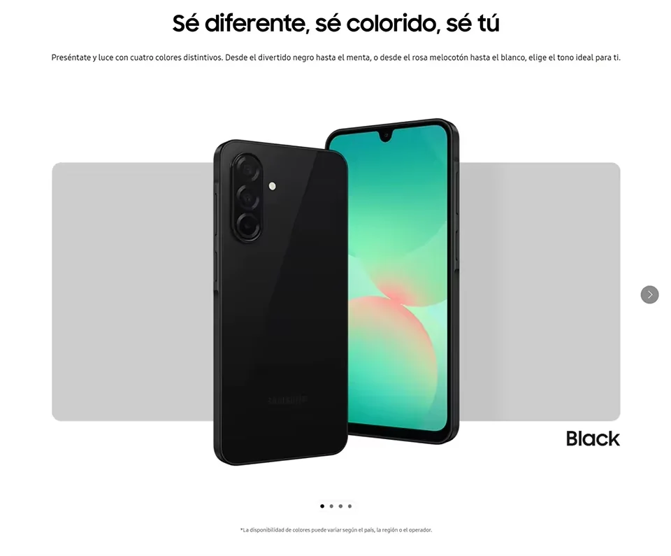 Global Version Samsung Galaxy A26 5G Smartphone 6.7" Super AMOLED Display Dual SIM 50MP Triple Camera 5000mAh Battery Fast Charging Exynos 1380 Processor IP67 Water Resistance