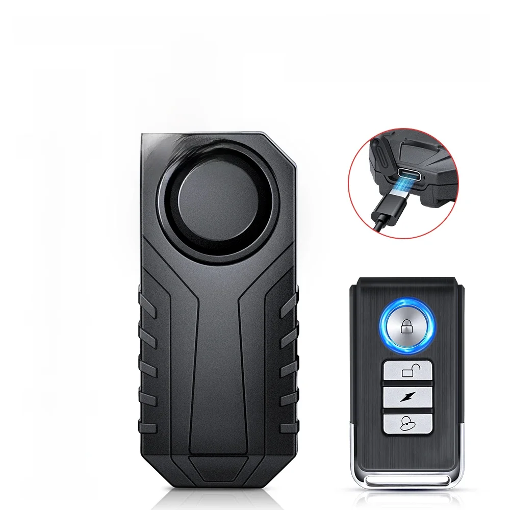 AliExpress Extractme 113dB Wireless Motorcycle Bike Burglar Alarm USB Charging Waterproof Car Electric Bicycle Anti Theft Alarm System