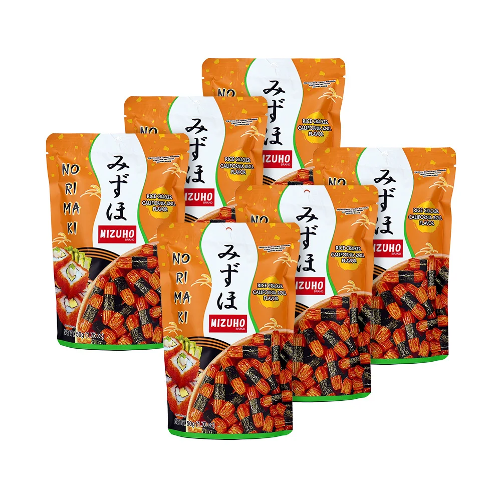 Mizho Norimaki California Roll 50g (2 Paquete) X 3 (Total 6 Piezas)