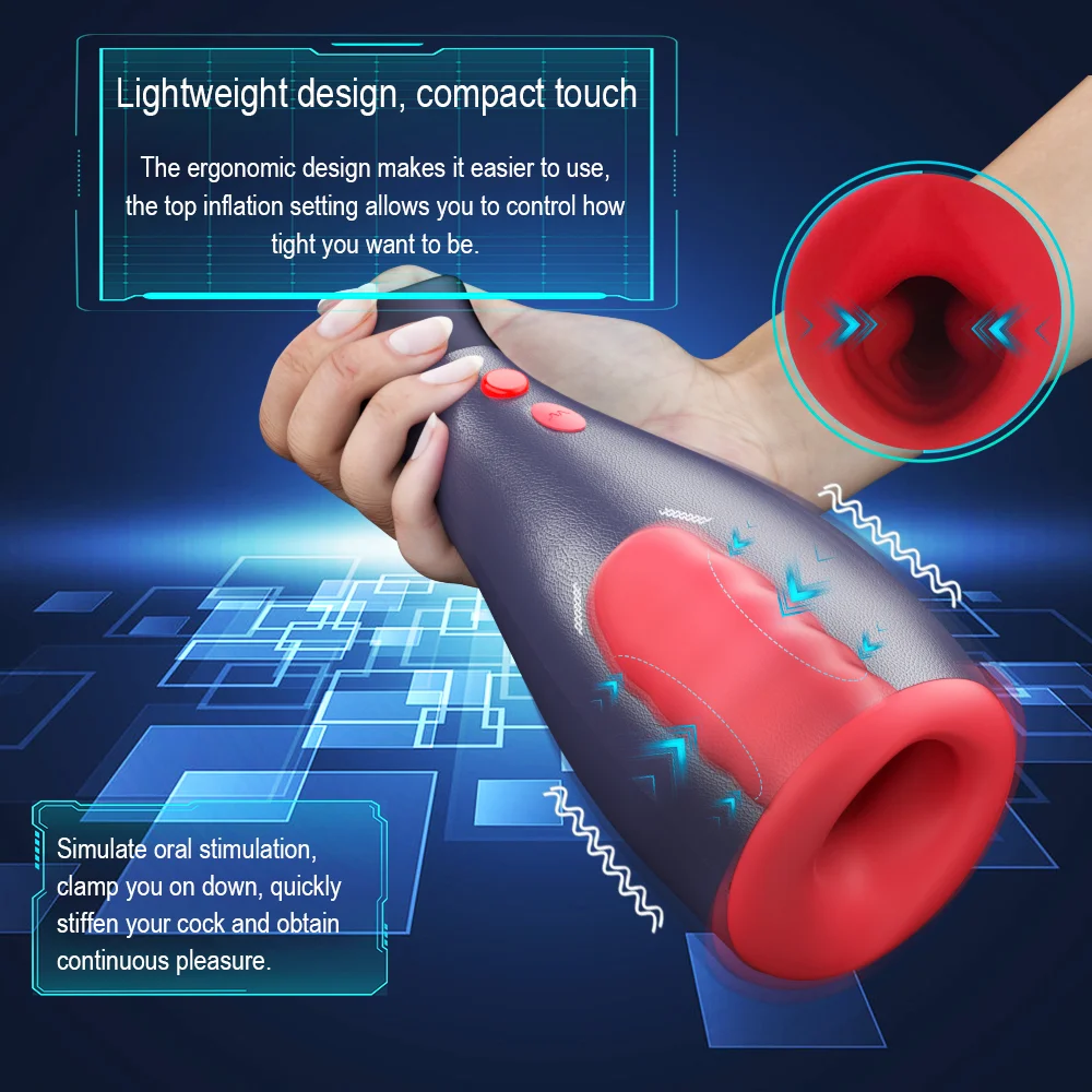 جهاز استمناء للرجال بمهبل واستمناء بمهبل وفموي عميق ، ألعاب جنسية للرجال ، أدوات للرجال ، للبالغين #2