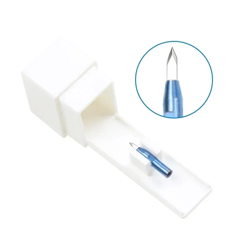 Sapphire Blade Haartransplantatie Implanter Pen Dubbele rand Sapphire Hair Implant Blade Haarsupplement - afbeelding 2