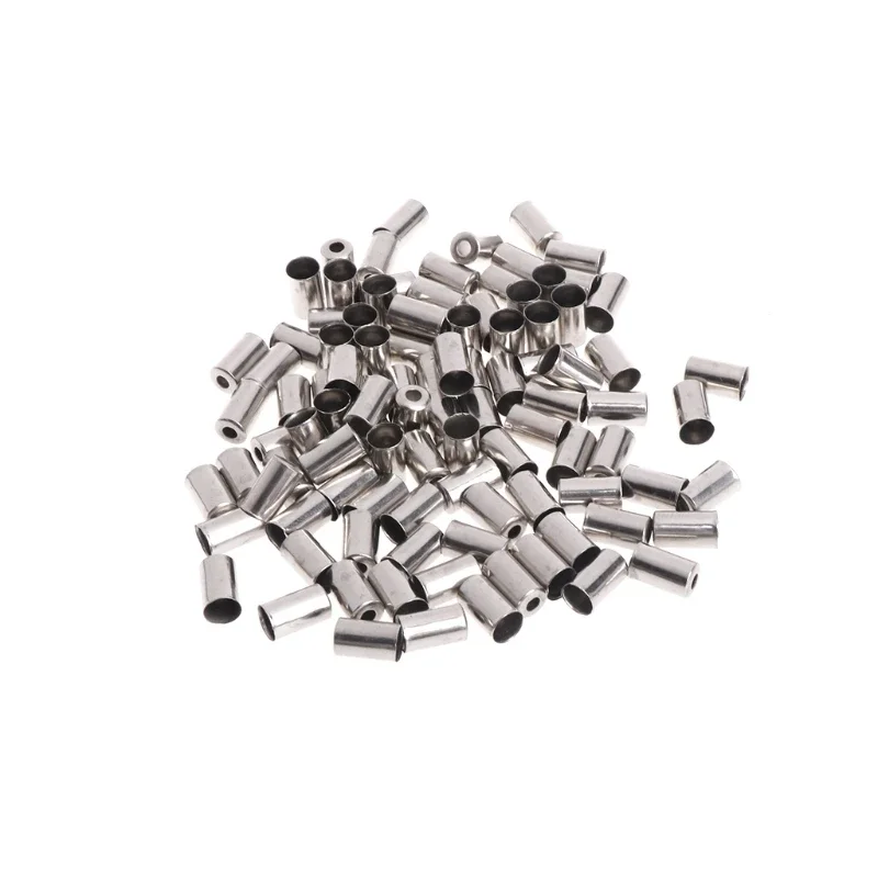 AliExpress UK QILEJVS 100Pcs/Bag Bicycle Brake Cable Wire End Caps Copper 5mm Brake Derailleur Shifter Accessories Bicycle