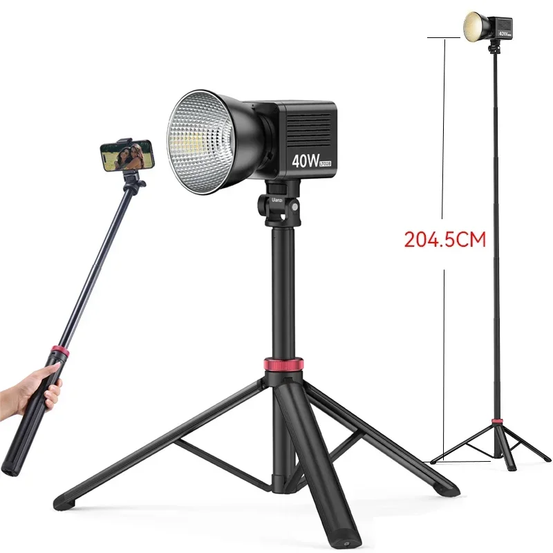 Portable Universal Tripod Aluminum Alloy Lamp Holder Support LT028 Fill Light Light Camera Action Camera