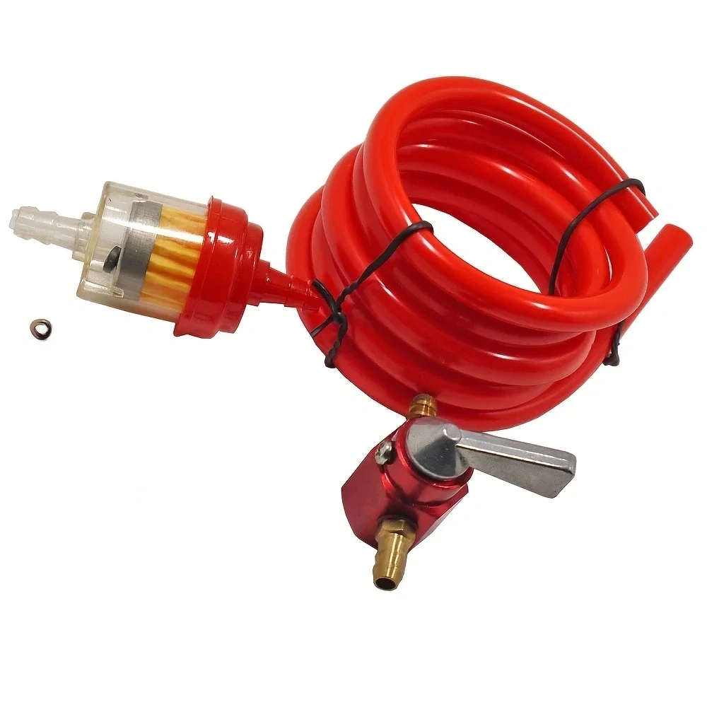 AliExpress NONE 1M Fuel Hose Pipe Inline Oil Pipe CNC Gas Fuel Filter Tank Switch Petcock Clips Clamp Set For Honda Motorcycle Dirt Bike Scooter