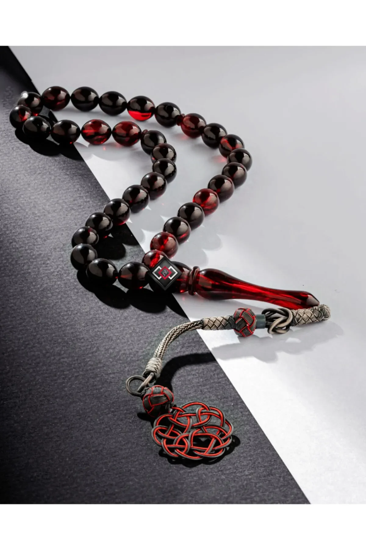 

Tight Amber 1000 Carat Original Tassel Rosary