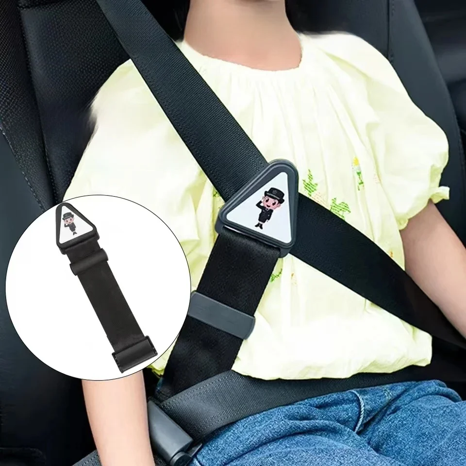 Stylizacja samochodu taśma korekcyjna pasa bezpieczeństwa 30X6cm dzieci Kid pas bezpieczeństwa do samochodu samochodowy pas bezpieczeństwa dla dziecka klamra pasa uniwersalna — zdjęcie 2