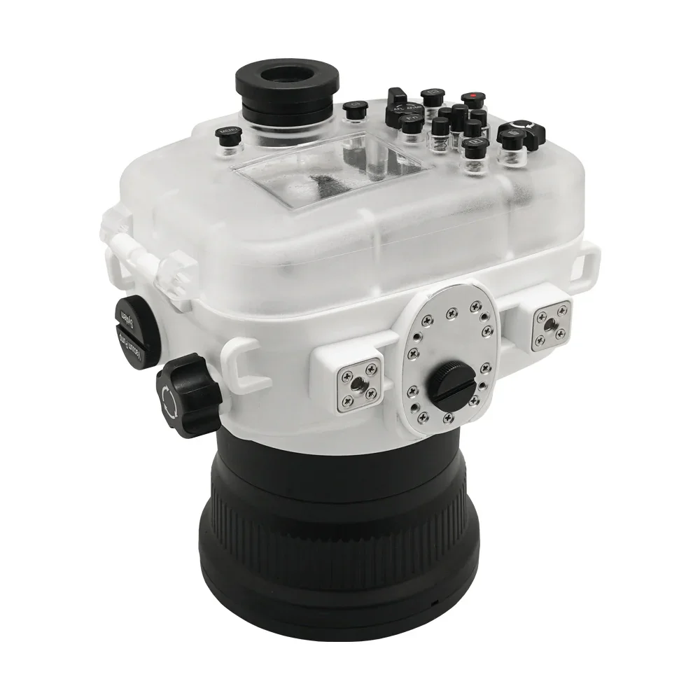 for Sony A7 II A7s A7r Mark II 28-70 ILCE-7 ii 28-70mm A7M2 Waterproof Underwater Diving Camera Housing Case + Alluminum Handle