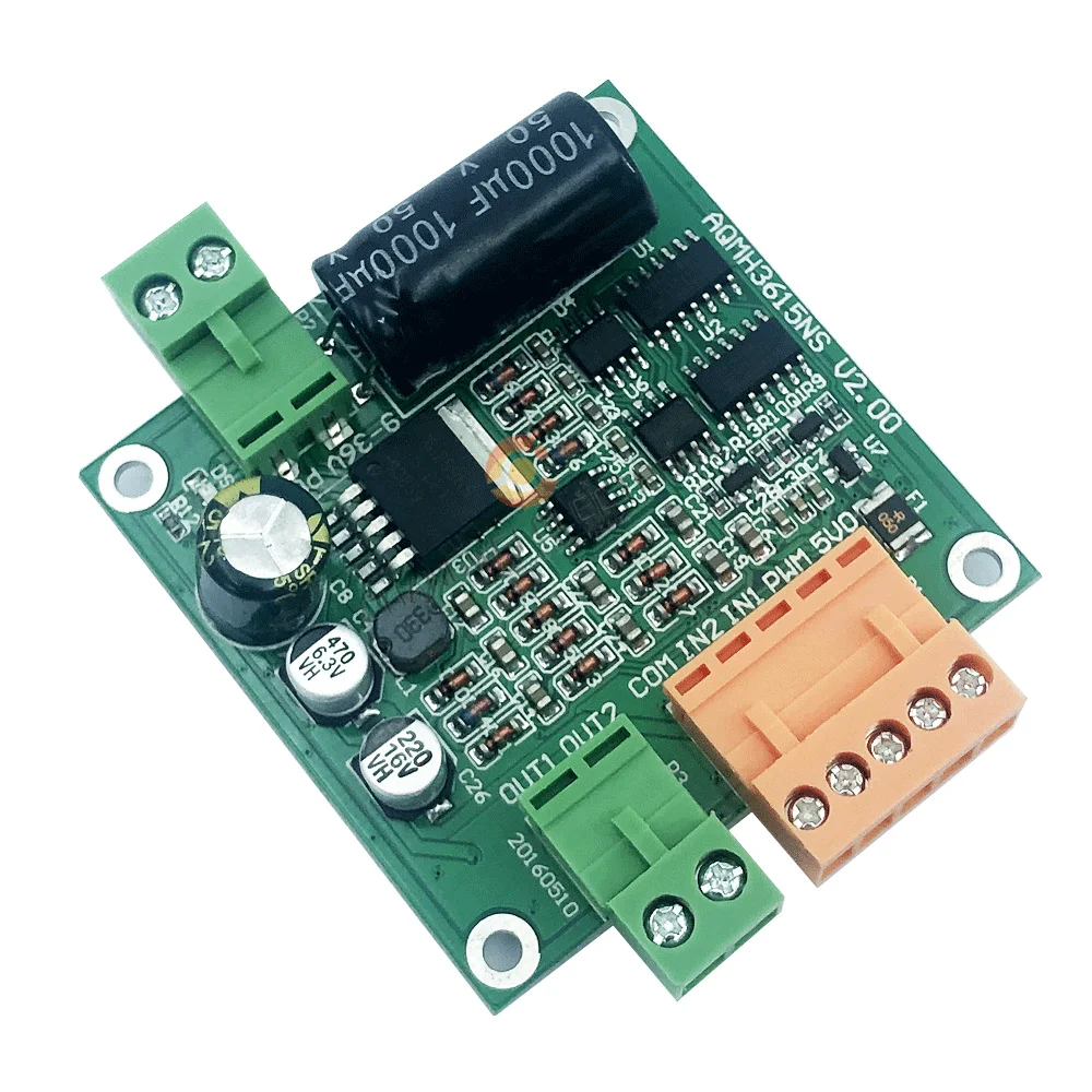 DC Motor Driver 12/24/36V 360W High-Power DC Motor Driver Board/Module H-Bridge Forward And Reverse Can Be Full PWM