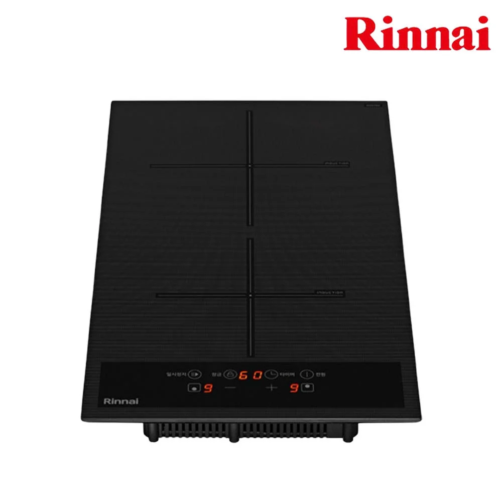 [Rinnai] نطاق كهربائي مدمج عالي الطاقة ثنائي الشق