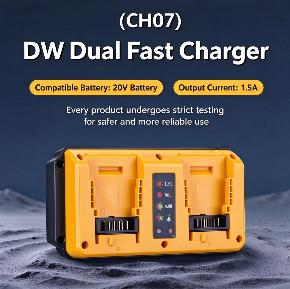 20V Max Battery Charger Replacement for Dewalt Battery Charger (Battery not Included)