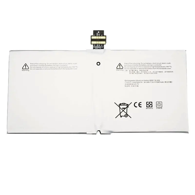 Imagem -05 - Dxt-bateria do Portátil para Microsoft Surface Pro 1724 12.3 7.5v 38.2wh 5087mah Ferramentas Gratuitas G3hta027h Dynr01 Novo