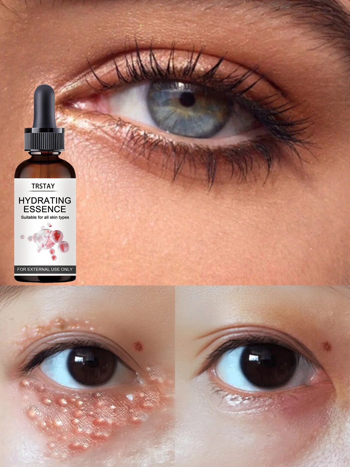 Vitamin E Glycerin Eye Brightening Moisturizing Oil for All Skin Types Hydrating Nourishing Dark Circle Treatment Anti Aging Eye - Image 5