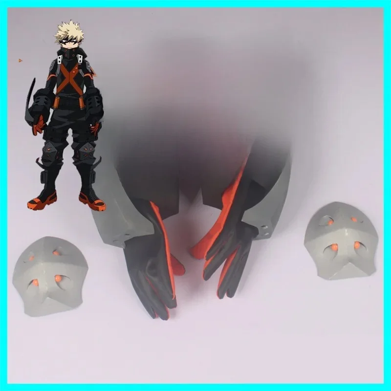Anime Mijn Hero Academia Bakugou Katsuki Armor Armor Handschoenen Cosplay Kostuum Rekwisieten Halloween Carnaval Cosplay Kostuum Accessoires - afbeelding 2