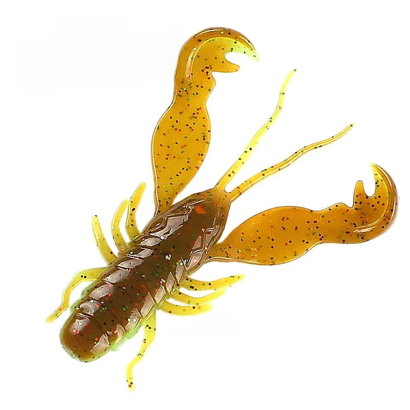 Supercontinent Filet Craw 40mm/15 pièces 70mm/6 pièces leurre souple leurres de pêche crevette homard leurre en plastique souple leurres de pêche