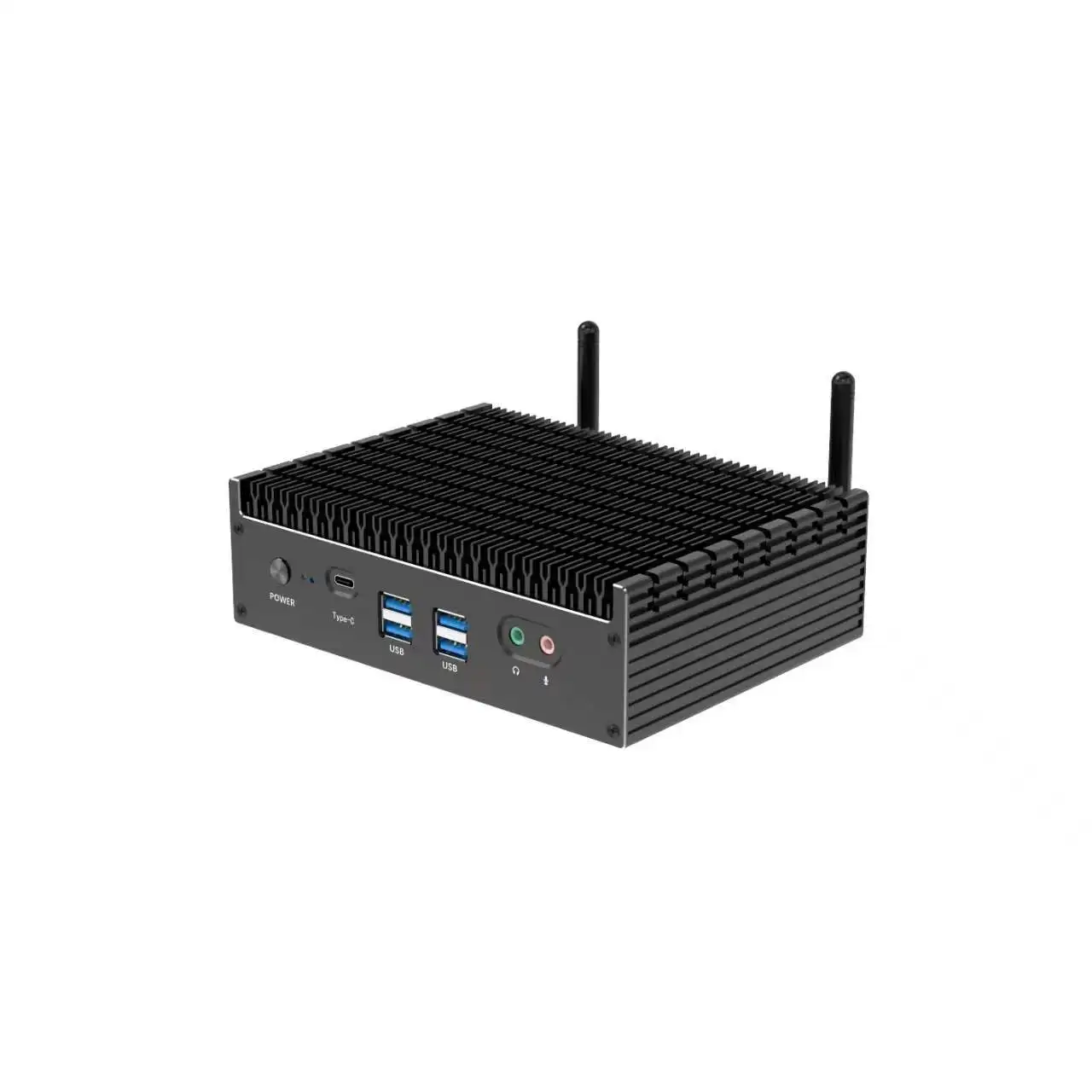 13Th Gen Fanless Mini PC Alder Lake Core i5 1335U i7 1355U PCIe 4.0 DDR4 Wifi6 Win11 Pro Gaming Desktop Computer Thunderbolt4