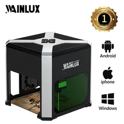 Wainlux incisore Laser K6 3000mw CNC Bluetoot Mini macchina per incisione Laser Logo fai da te Mark stampante taglierina lavorazione del legno legno plastica