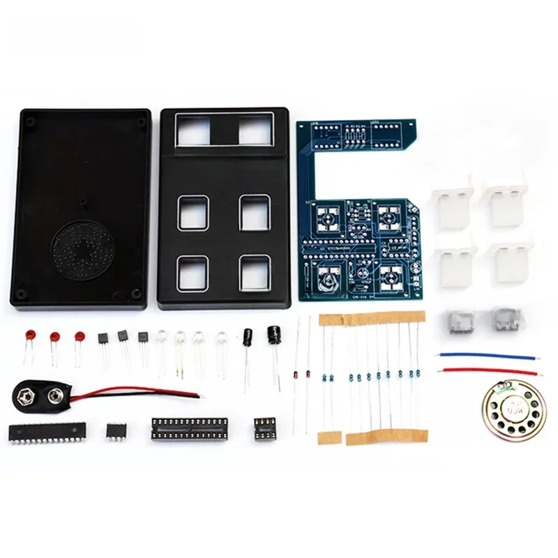 Zestaw DIY Elektroniczny LED Gra Pamięciowa Maszyna Produkcja Zestaw DC 9V 1-99 Poziomów Gra Logiczna Zestaw do Tworzenia Zabawny Trening Nawiercania — zdjęcie produktu 6