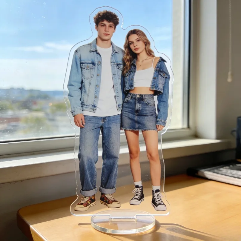 Custom 2D Acrylic Pet Desktop Ornament | Upload Pet Photos | The Perfect Gift for Pet Lovers view 4