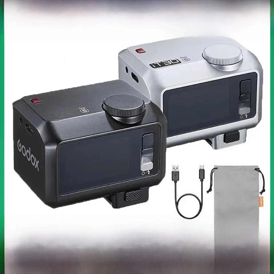 Godox iT30Pro Mini flash TTL ultra-léger avec sans fil 2,4 GHz, HSS 1/8000s, batterie au lithium intégrée, écran tactile 2,8''