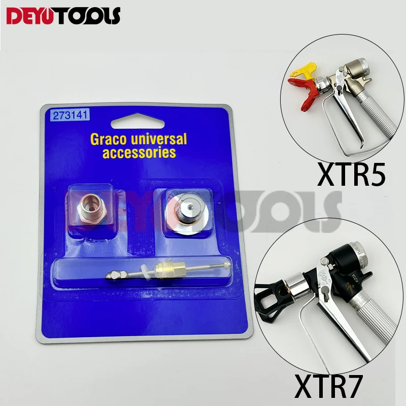 XTR5 and XTR7 spray gun repair kit for airless spraying machine, gun body components, spray gun repair kit