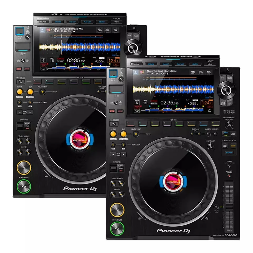 شحن سريع في المخزون Pioneers DJ CDJ-3000 2 وحدات زوج وحدة تحكم DJ 100 فولت جديد (2)