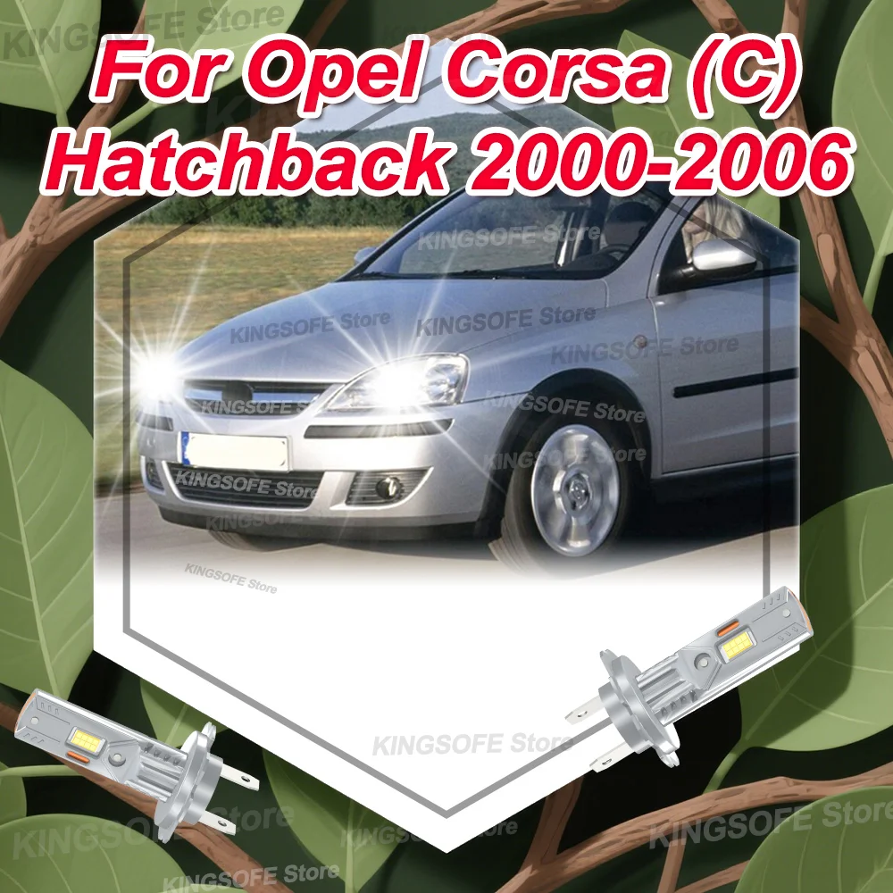 

30000LM LED Lights Bulb Headlight 12V 6000K For Opel Corsa C Hatchback 2000 2001 2002 2003 2004 2005 2006