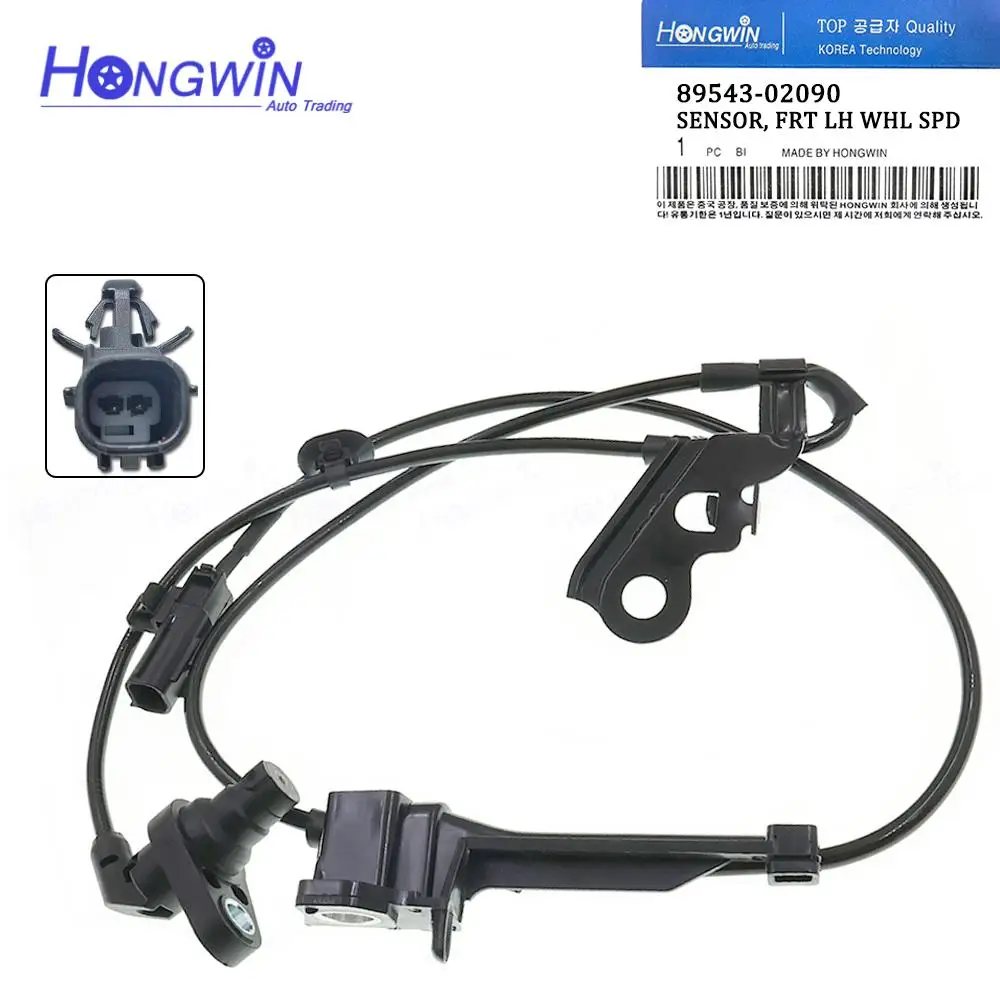 Front Right Left ABS Wheel Speed Sensor 89542 02090 For Toyota